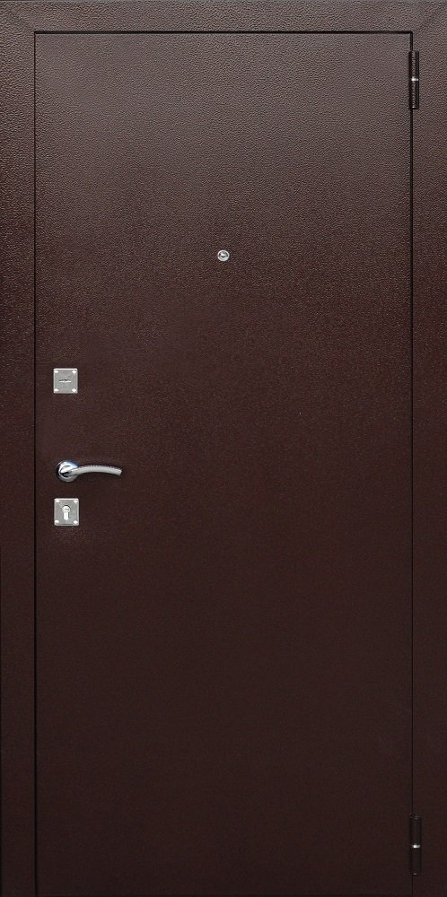 Дверь металлическая Доминанта - Антик Медь/Беленый Дуб