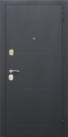Дверь металлическая GDM 7,5 - Черный Муар/Венге Тобакко