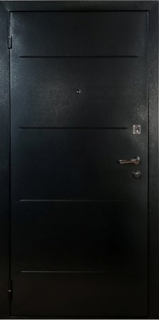 Дверь металлическая Эквик - Антик Серебро/Ясень Крем