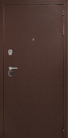 Дверь металлическая Гарант-1 - Антик Медь/Венге