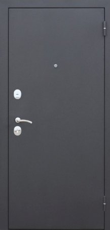 Дверь двухконтурная комфорт металлическая GDM Царга - Черный муар/Лиственница Мокко