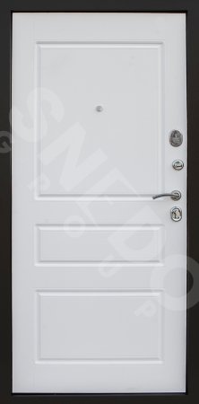 Дверь металлическая Гранд - Венге/Белый Матовый