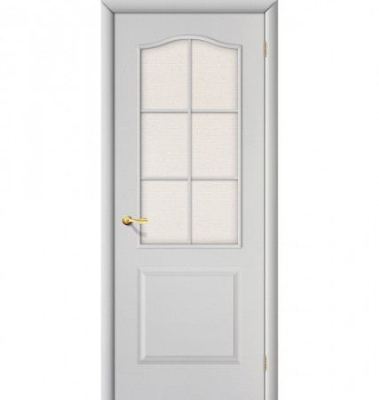 Межкомнатная дверь Палитра Хрусталь Белый