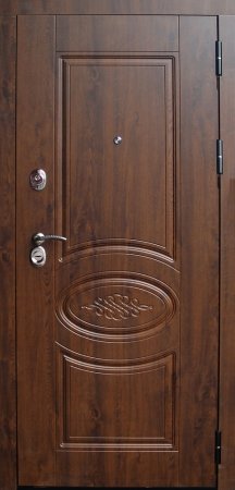 Дверь металлическая Орион - Грецкий Орех/Грецкий Орех