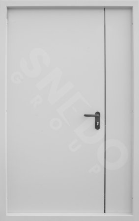 Дверь металлическая Противопожарная распашная тамбурная EI60 RAL 7035 1200