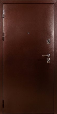 Дверь металлическая Титан - Антик Медь/Орех